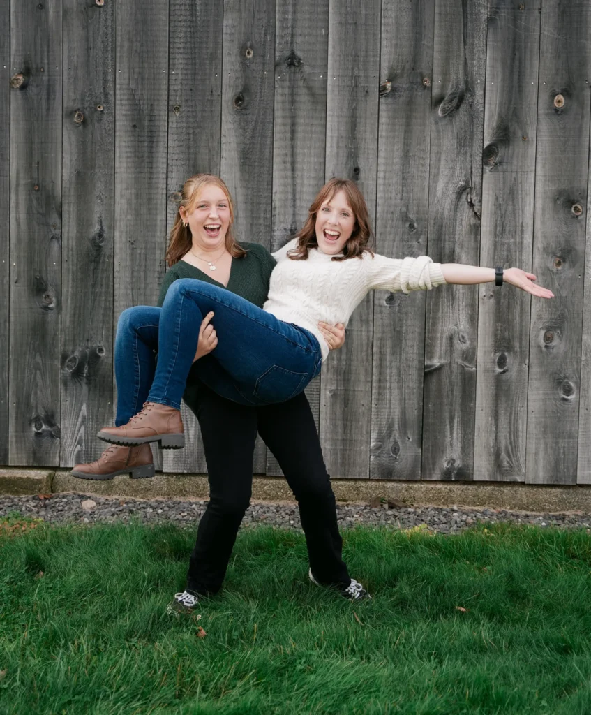 Outside of Work​ with my daughter